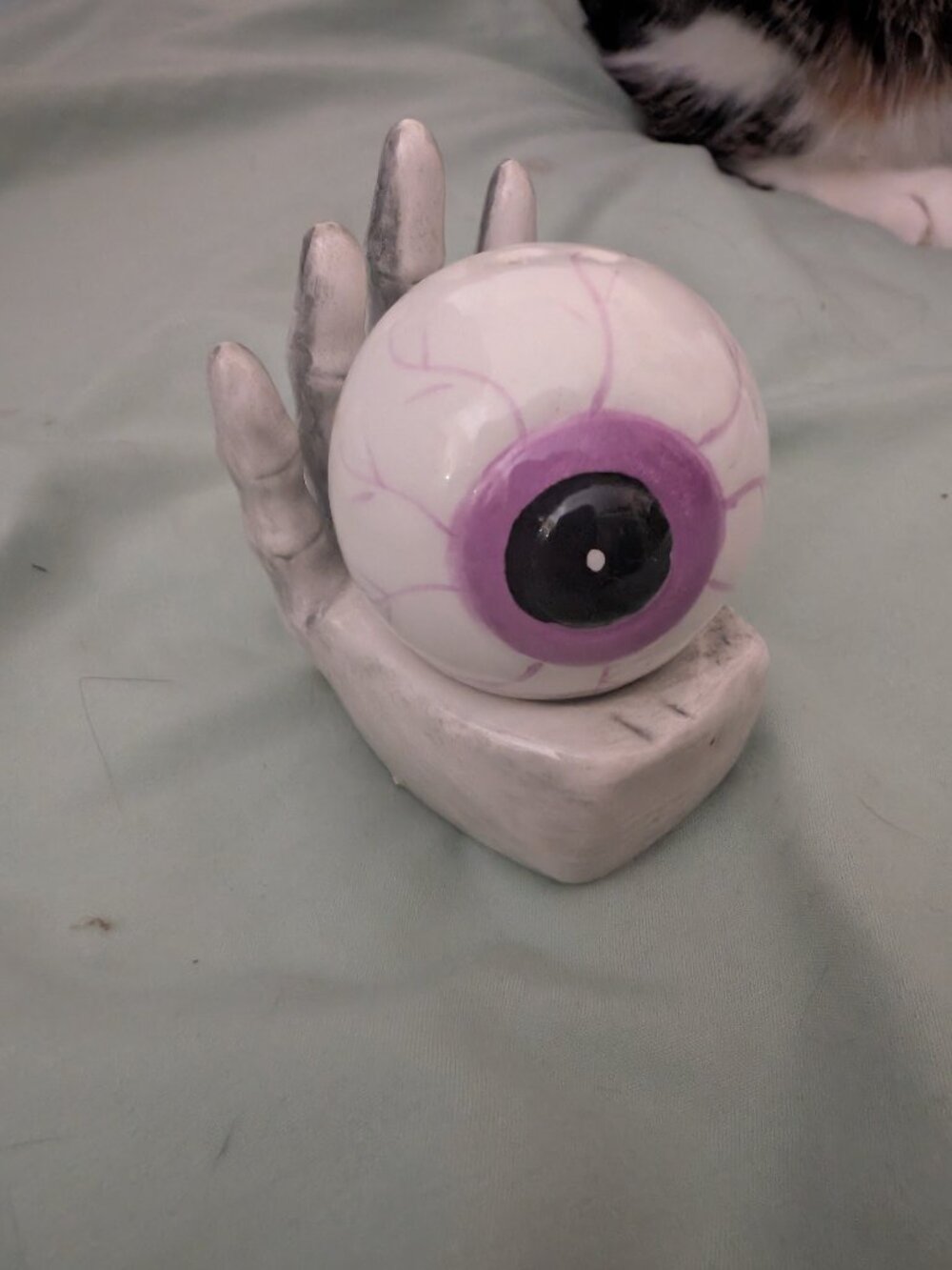 Eye Ball and Hand Salt and Pepper Shakers